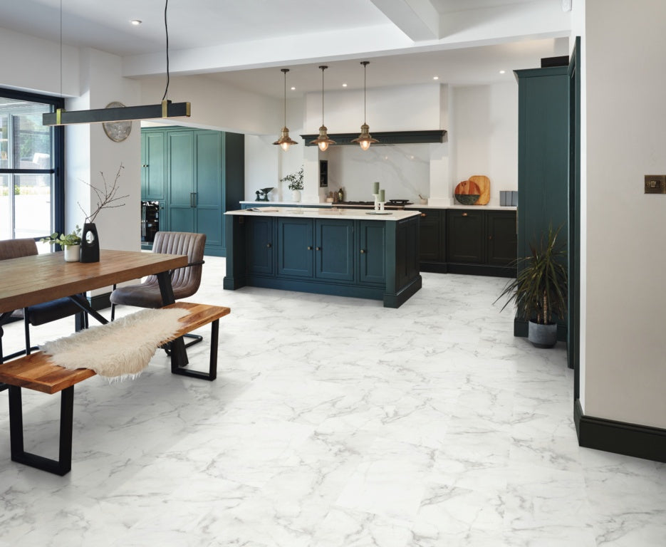 Karndean Palio Core Massa White Marble Effect Tile