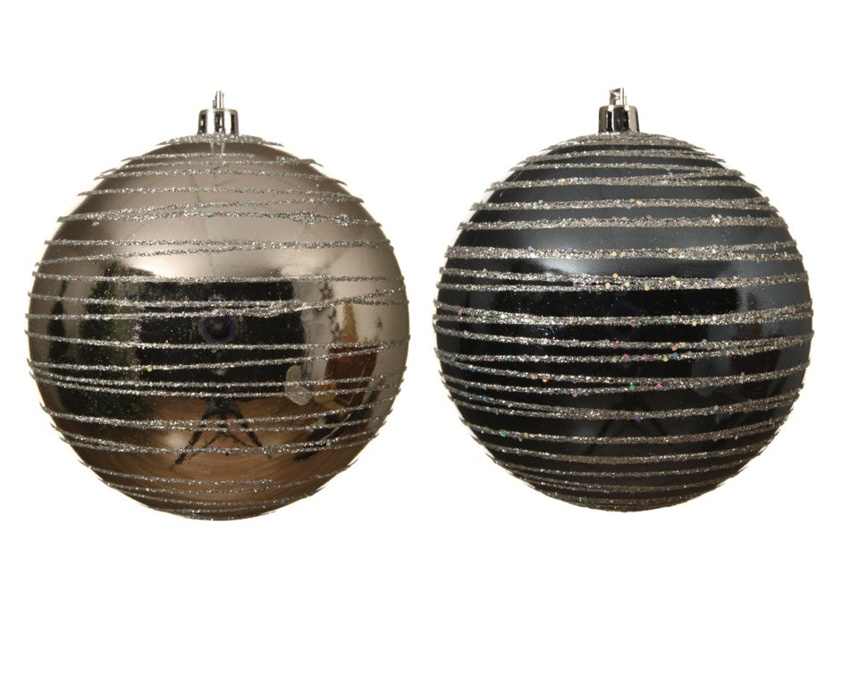 Kaemingk Shatterproof Bauble Shiny Glitter