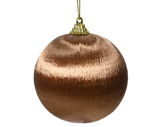 Kaemingk Foam Fabric Bauble 8cm