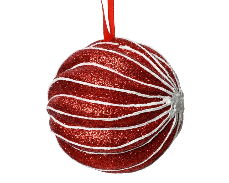 Kaemingk Foam Glitter Bauble 8cm