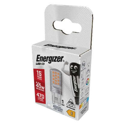 Energizador LED G9 470lm 4000k Blanco Frío