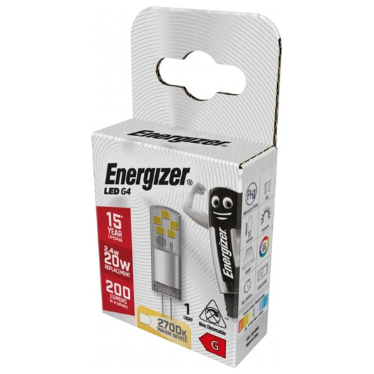 Energizer LED G4 215lm 2700k Warm White