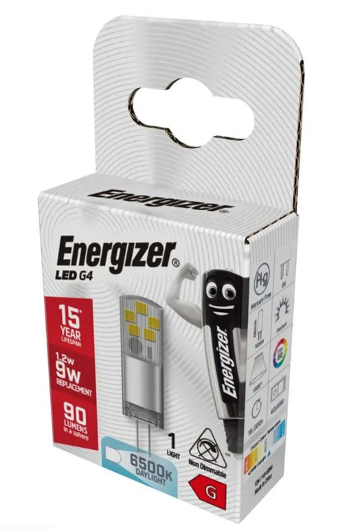 Energizer LED G4 90lm 6500k Daylight