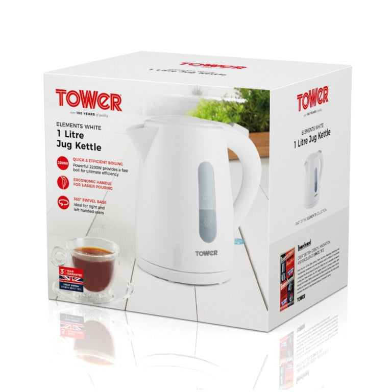 Tower White Kettle