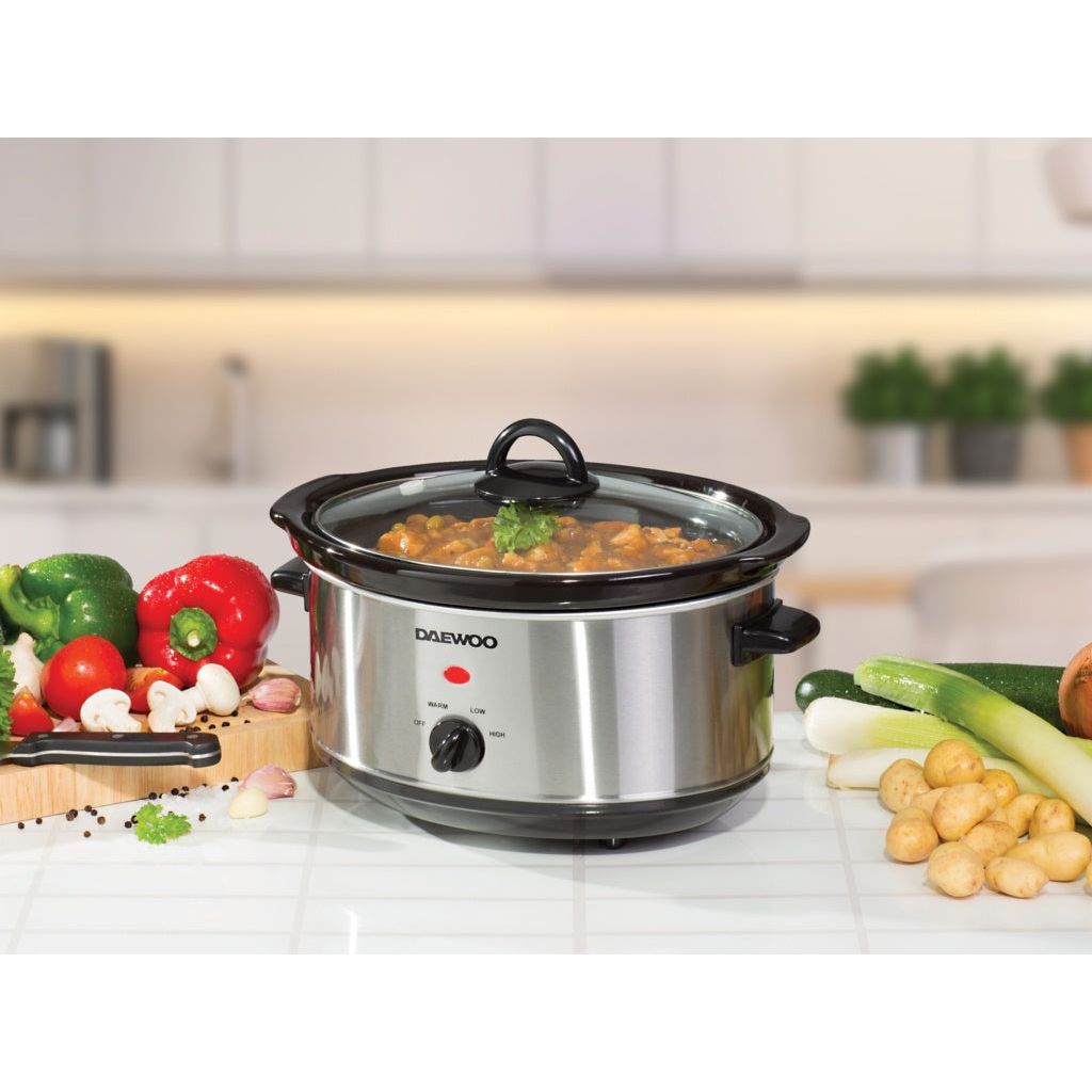 Daewoo Stainless Steel Slow Cooker