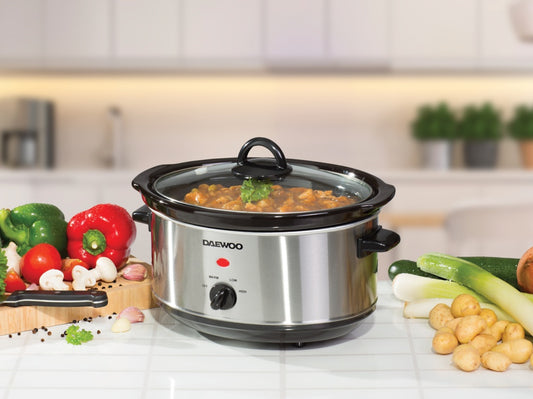 Daewoo Stainless Steel Slow Cooker