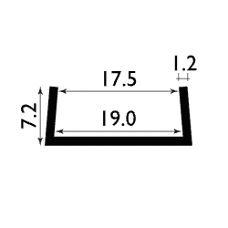 Easyfix Plastique Noir Clip Sur Bordure Flt