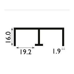 Easyfix Plastic White Top Track