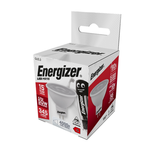 Energizer LED GU 5.3 MR16 3000k Warm White