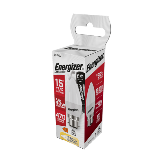 Energizer LED Candle BC B22 6500k Daylight