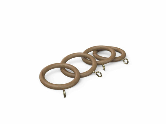 Universal Wood Rings 28mm Walnut