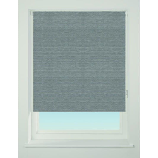 Universal Blackout Roller Blind Text Charcoal