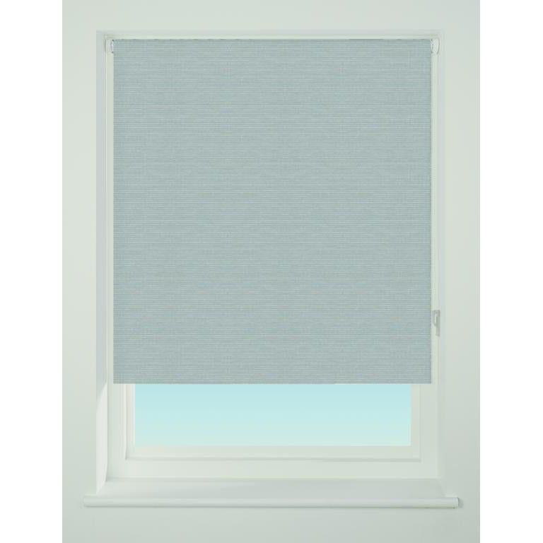 Universal Blackout Roller Blind Text Grey