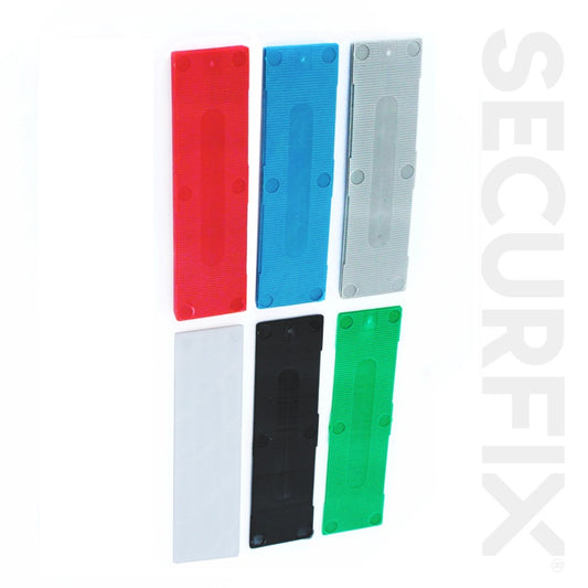 Cuñas empacadoras de marco plano Securfix, surtidas, 28 x 100 mm