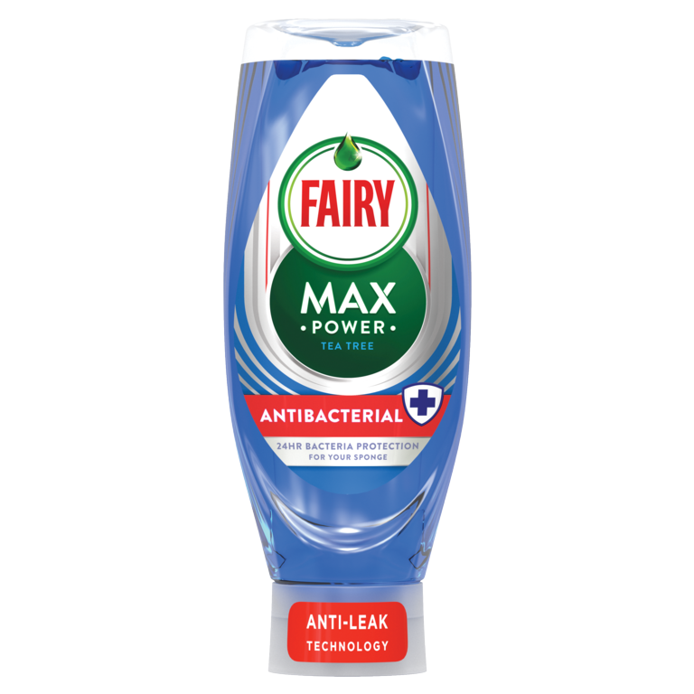 Fairy Max Power Anti Bacterial Washing Up Liquid 640ml