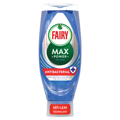 Fairy Max Power Anti Bacterial Washing Up Liquid 640ml