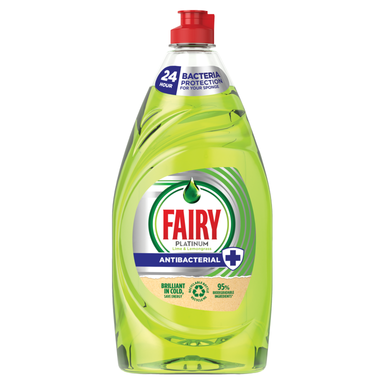 Fairy Platinum Anti Bac Washing Up Liquid 820ml