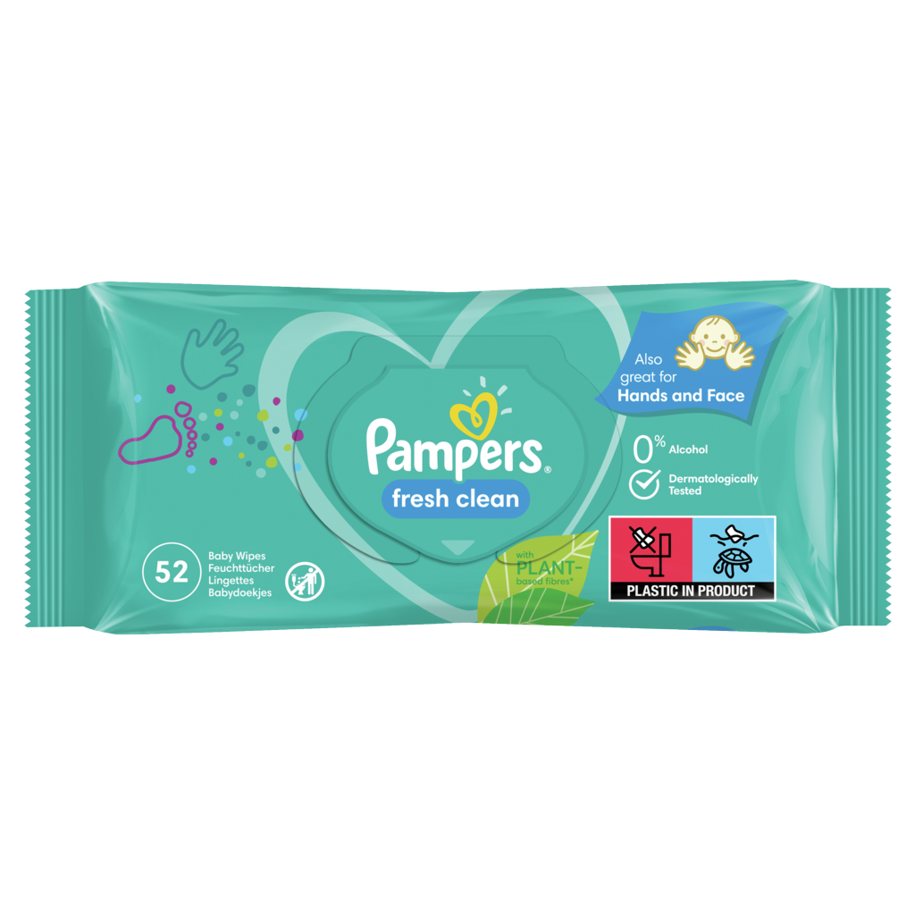 Pampers Baby Wipes Pack 52