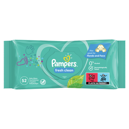 Pampers Baby Wipes Pack 52