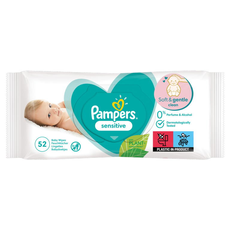 Pampers Baby Wipes Pack 52