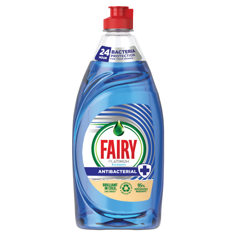 Fairy Platinum Anti Bac Washing Up Liquid 520ml