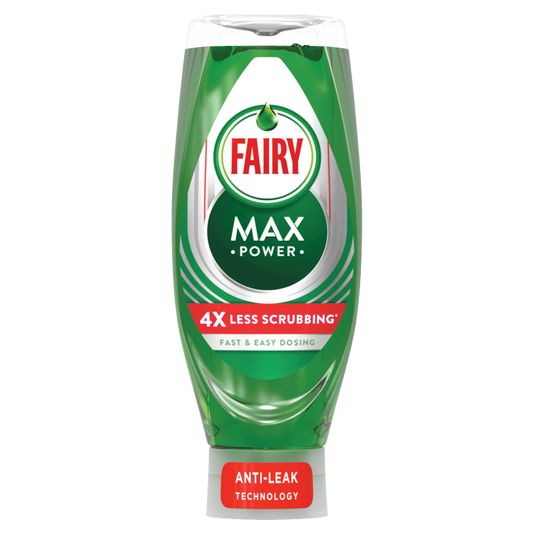 Fairy Max Power Anti Bacterial Washing Up Liquid 640ml
