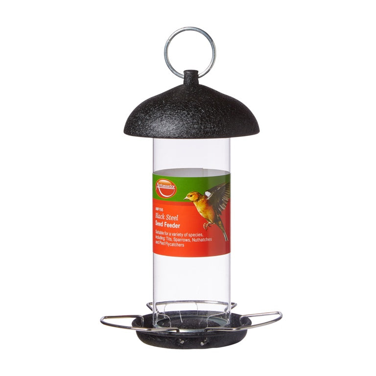 Ambassador Black Steel Seed Feeder