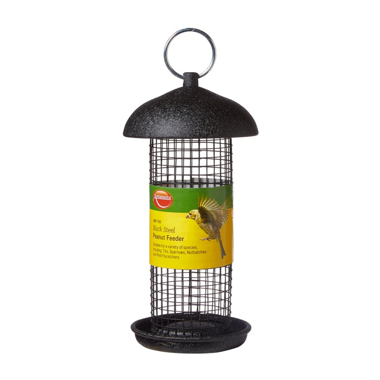 Ambassador Black Steel Peanut Feeder