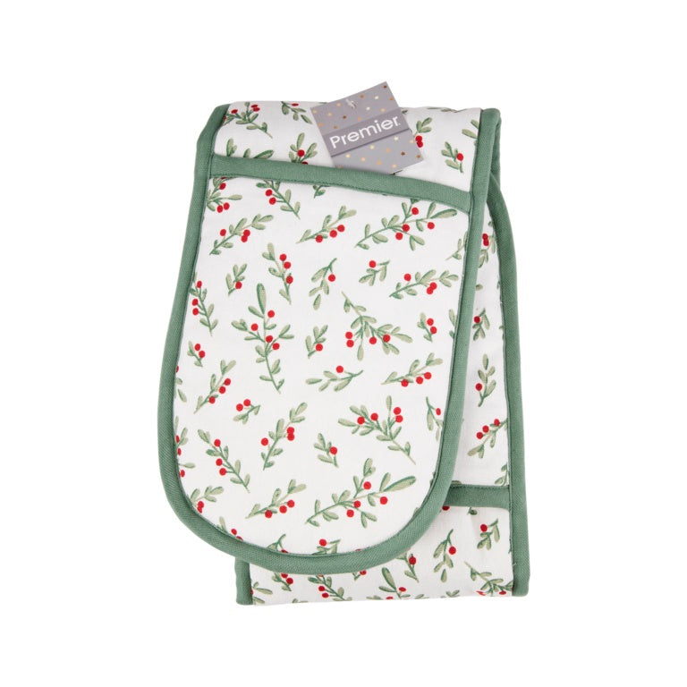 Premier Holly Berry Double Oven Glove