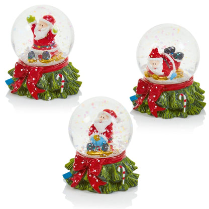 Premier Santa On Tree Waterglobe