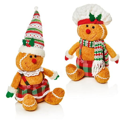 Premier Sitting Gingerbread Characters