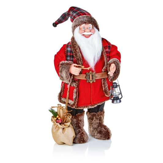 Premier Woodland Santa With Glasses