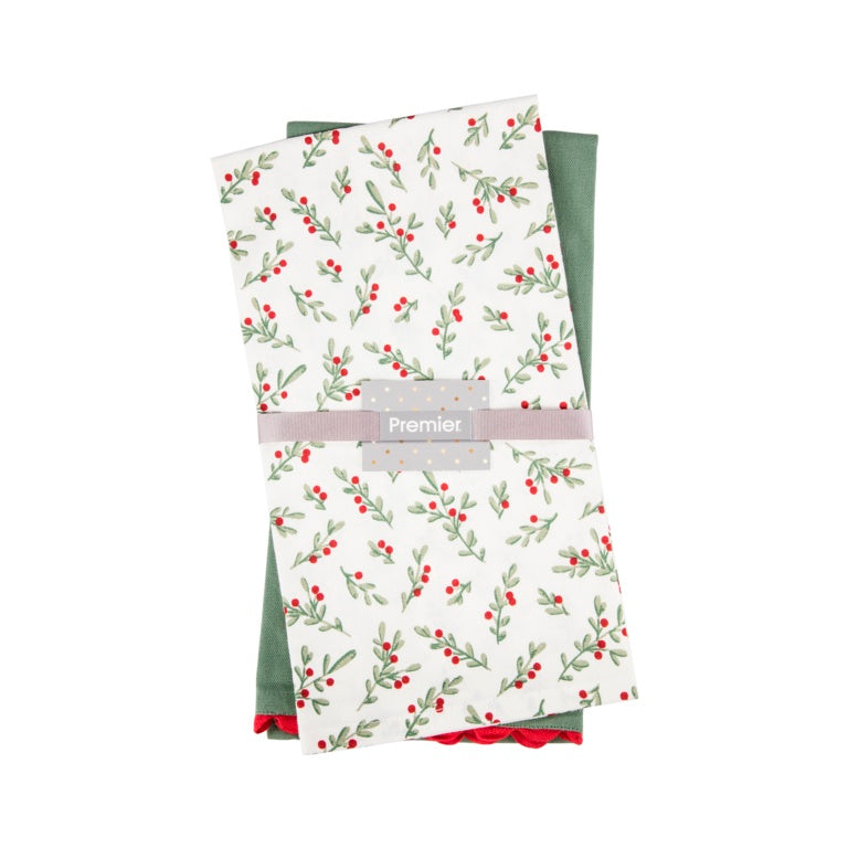 Premier Holly Berry Tea Towels