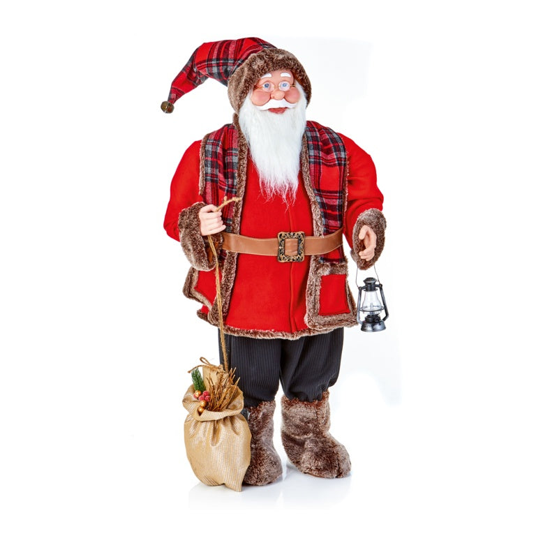 Premier Woodland Santa With Glasses