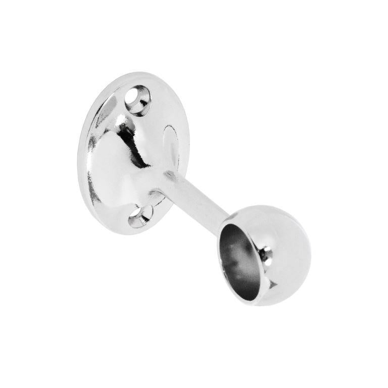 Securit Chrome Plated Towel Rail End Brackets