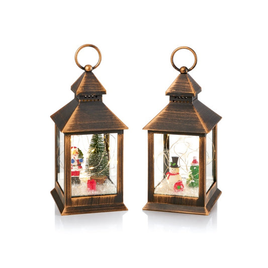 Premier Lit Lantern With Christmas Scene