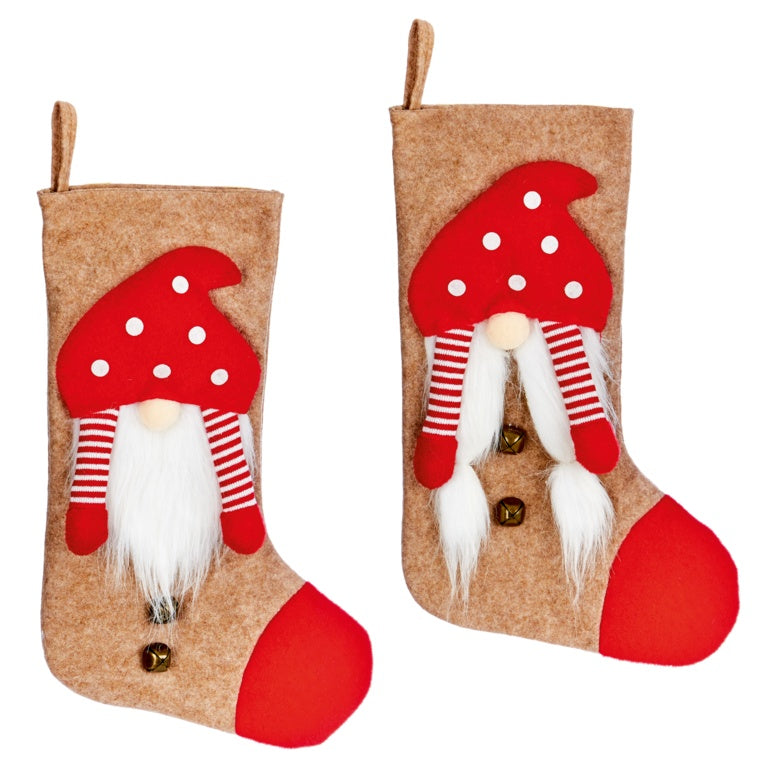 Premier Red Mushroom Gonk Stocking Assorted