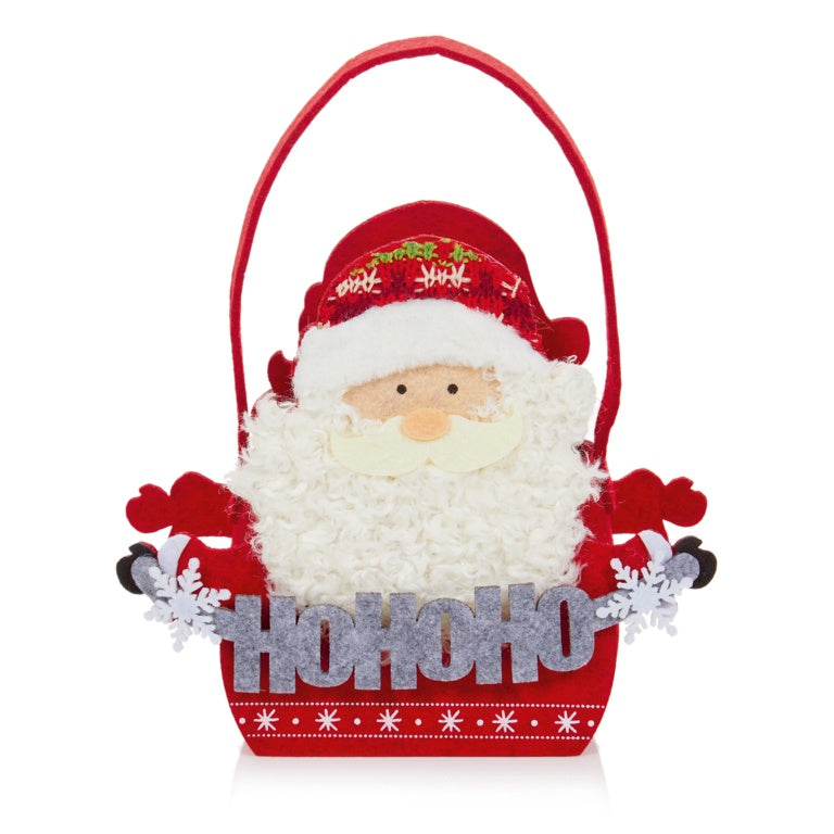 Premier Red Ho Ho Ho Santa Felt Bag