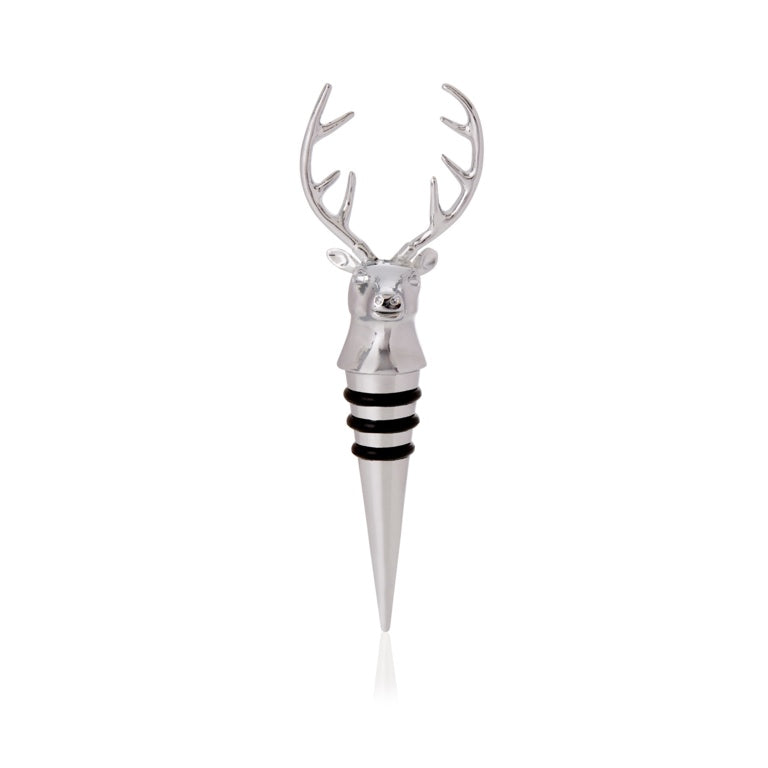 Premier Silver Stag Bottle Stopper