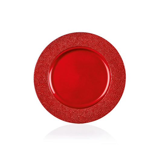 Premier Red Beaded Detail Charger Plate