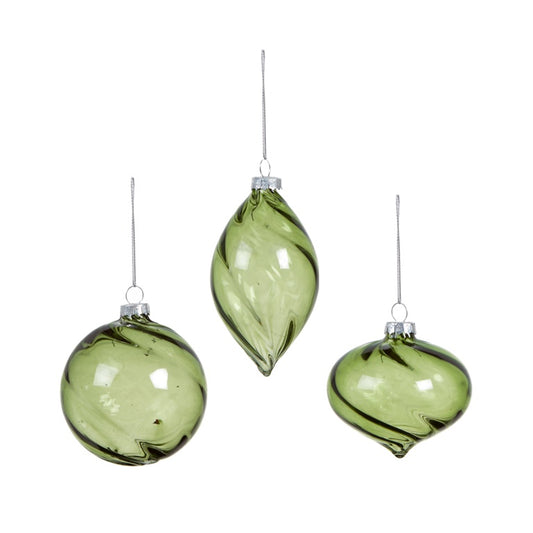 Premier Green Luxury Spiral Glass