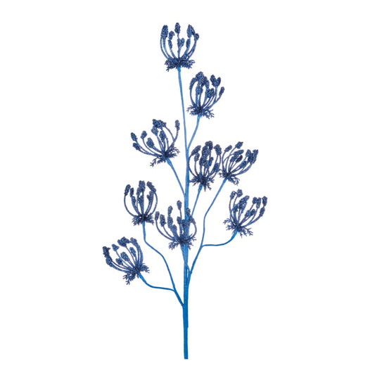 Premier Blue Glitter Flower Stem