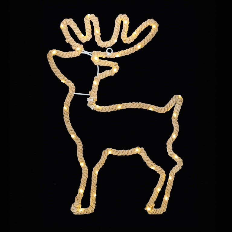 Premier Reindeer Hemp Rope Motif