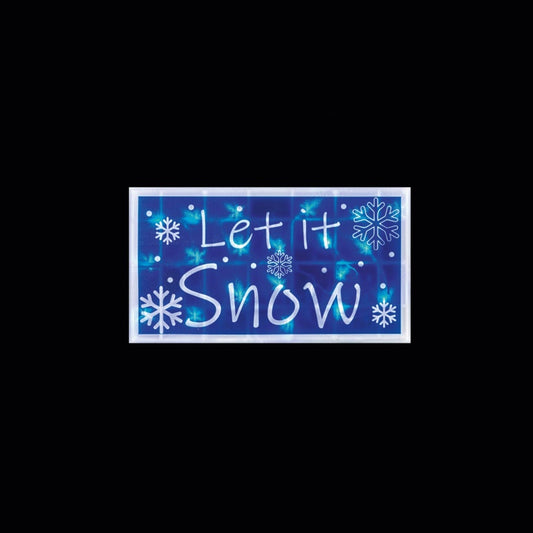 Premier Lit Let It Snow With Silhouette & 20 LEDs