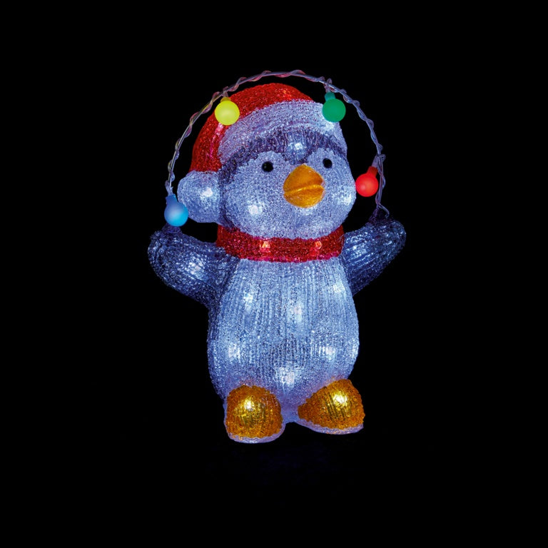 Premier Lit Acrylic Penguin 40 Leds