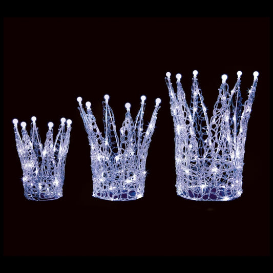 Premier Soft Acrylic Crowns With 140 White LEDs