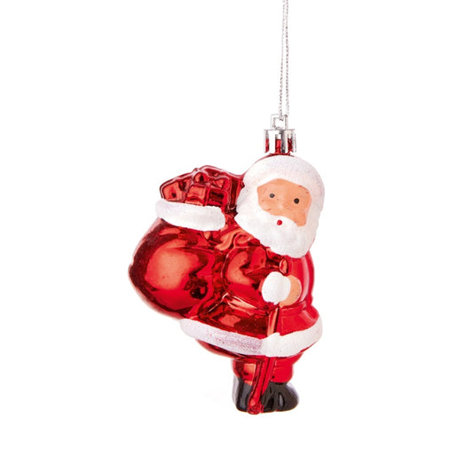 Premier Santa With Sack Hanging Decoration