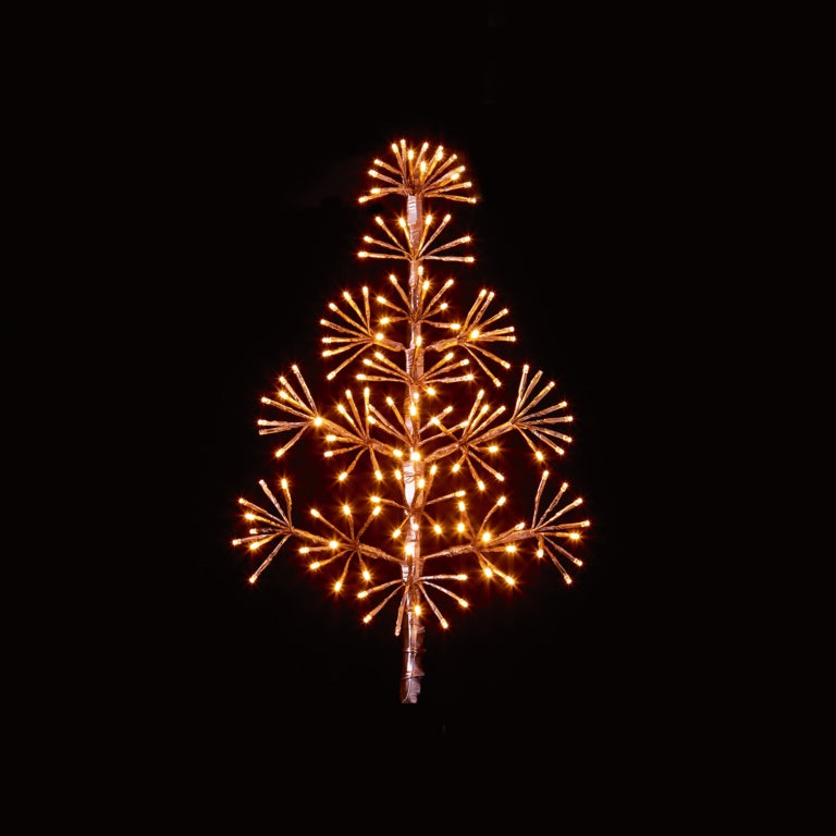 Premier Rose Gold Tree Starburst 144 LEDs