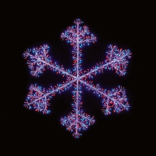 Premier White Starburst Snowflake 1080 LEDs