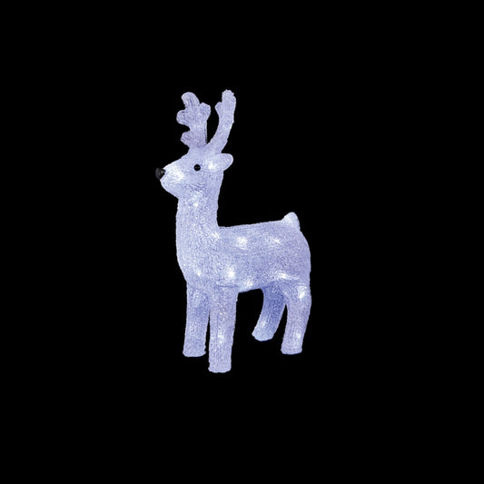 Premier Standing Acrylic Deer 30 White LEDs